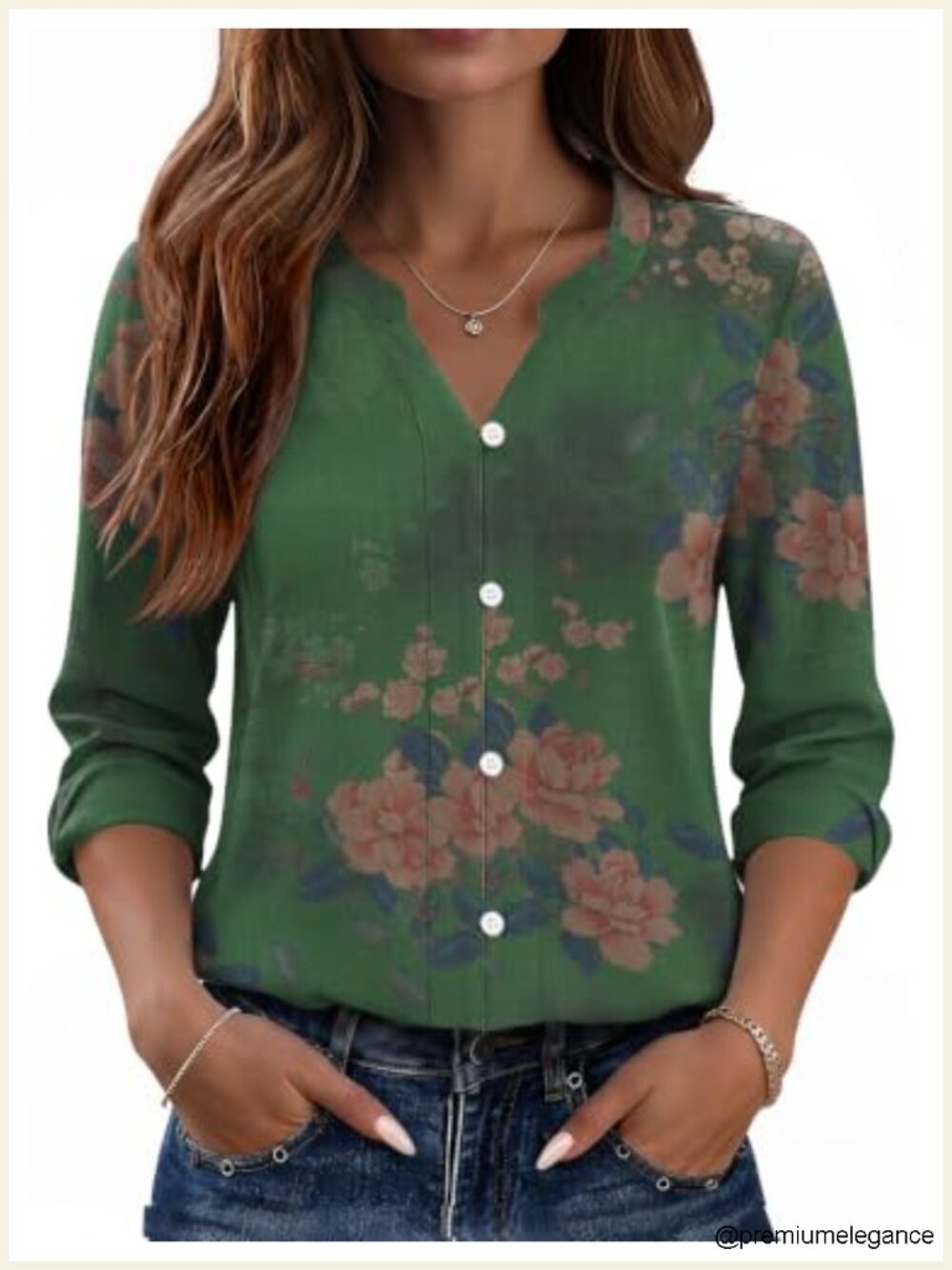 Womens Button Down Shirt Long Sleeve Cotton Work Blouse
